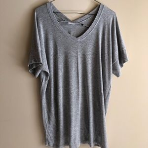 CAbi Gray Short Sleeved Tee